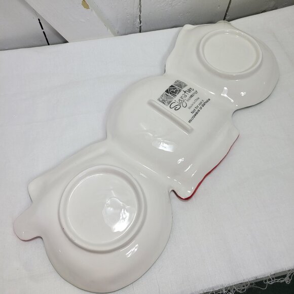 Signature Ceramic Winter Mitten Dish - 2006- Candy Trinket Dish - NEW with Box - Picture 2 of 16